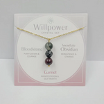 Willpower Gemstone Drop Necklace