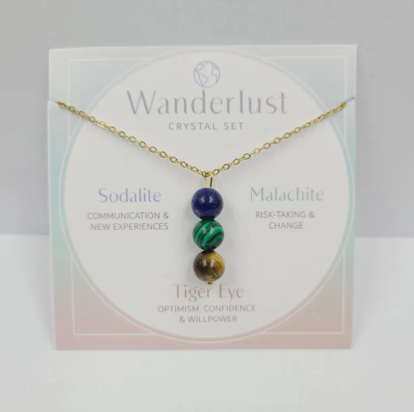 Wanderlust Gemstone Drop Necklace