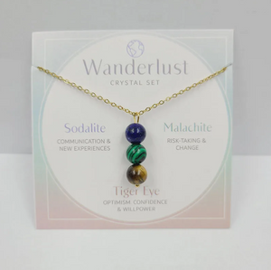 Wanderlust Gemstone Drop Necklace