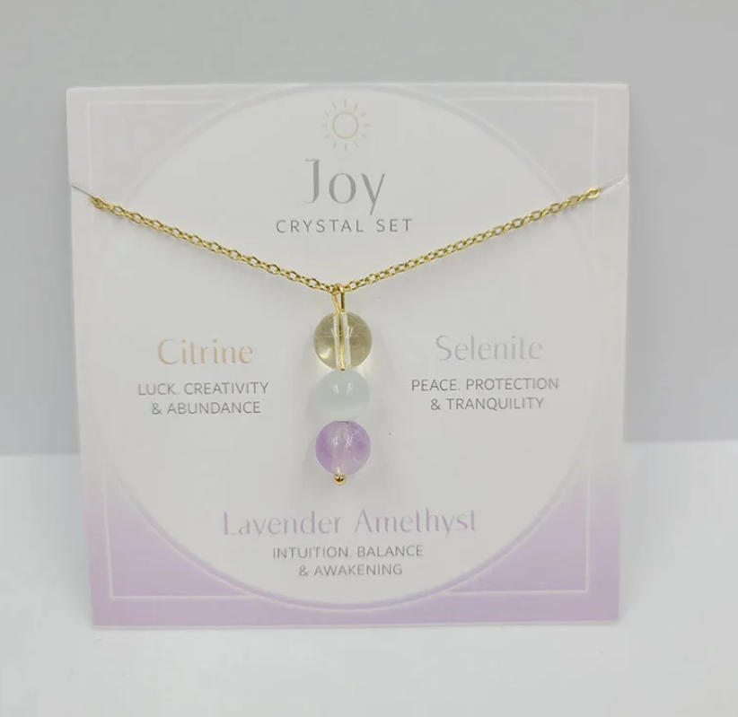 Joy Gemstone Drop Necklace