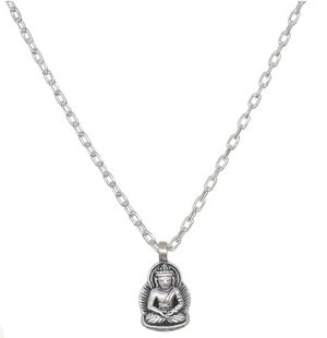 Silver Buddha Necklace