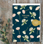 Peonies Thank You Note Cards