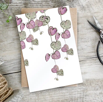 Chain Of Hearts Note Cards