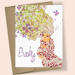 Floral Baby Greeting Card