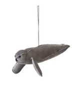 Dark Grey Seal Ornament