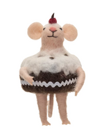 Ornament Mouse with Cake