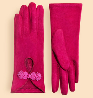 Fuschia Suki Gloves