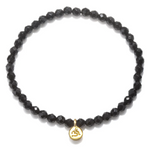 Onyx Om Bracelet