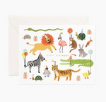 Animal Party Greeting Card