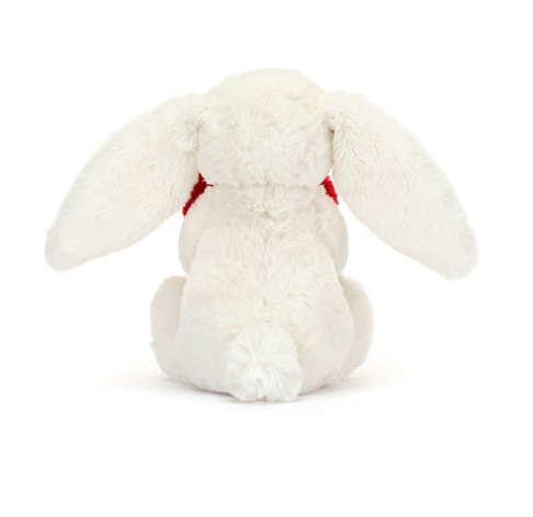 Bashful Red Love Heart Bunny Little