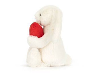 Bashful Red Love Heart Bunny