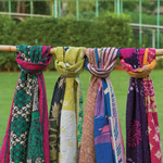 Cotton Kantha Scarves Assorted