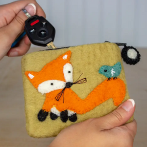 Fox Felt Coinpurse