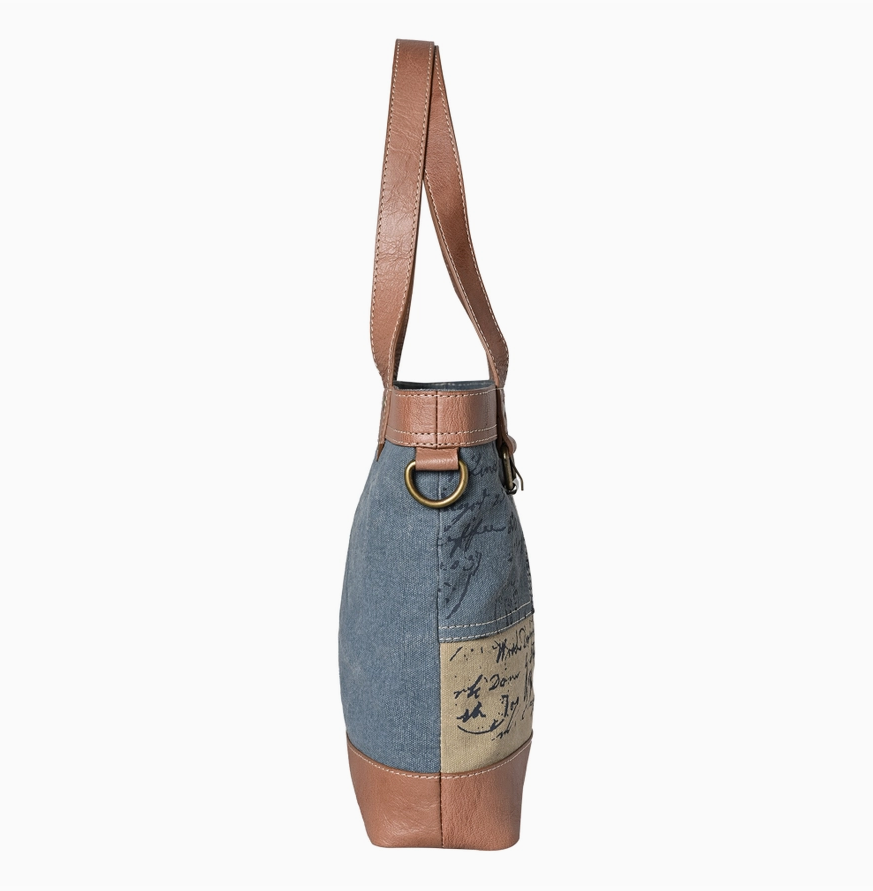 Vintage Script Shoulder Bag