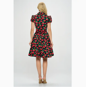 Retro Strawberry Dress