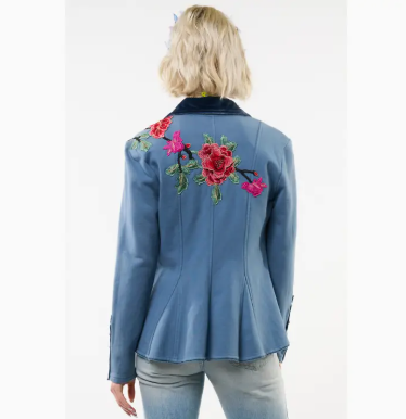 Elise French Terry Blazer