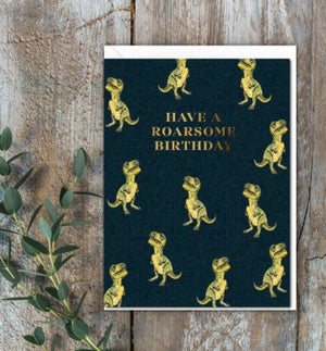 Dinosaur Birthday Mini Note Cards