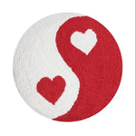 Yin Yang Heart Pillow