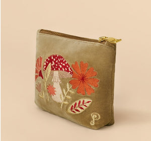 Toadstool Mini Pouch Velvet