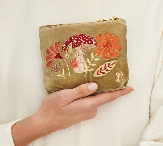 Toadstool Mini Pouch Velvet