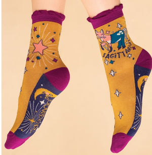 Zodiac Socks Ankle Bamboo Assorted