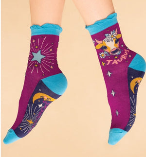 Zodiac Socks Ankle Bamboo Assorted