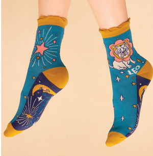 Zodiac Socks Ankle Bamboo Assorted