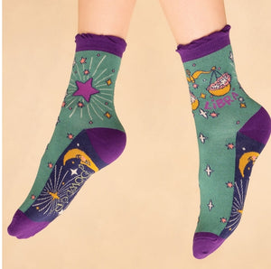 Zodiac Socks Ankle Bamboo Assorted