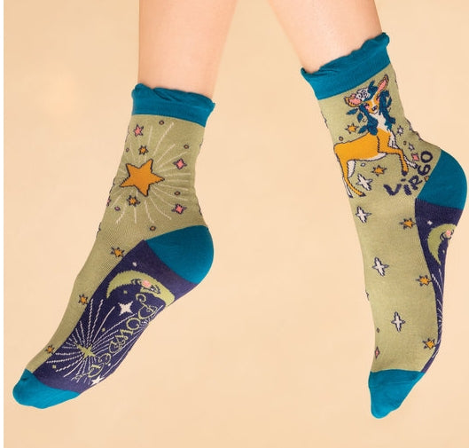 Zodiac Socks Ankle Bamboo Assorted