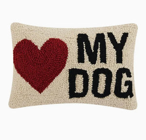 My Heart Dog Hook Pillow