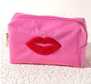 Cara Lips Cosmetic Zip Pouch