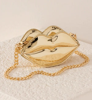 Kiss Mini Bag Gold