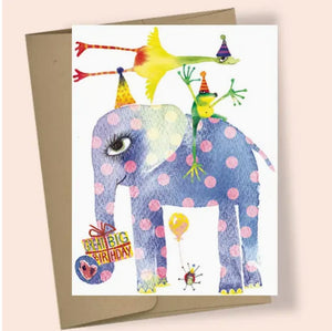 Elephant Birthday Card