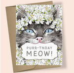 Purrthday Meow Birthday Card