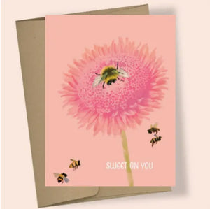 Sweet Bee Greeting Card