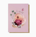 Lavender Rose Greeting Card