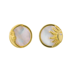 Sun and Moon Studs