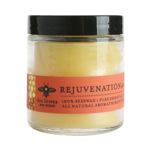 Rejuvenation Beeswax Apothecary Glass Candle