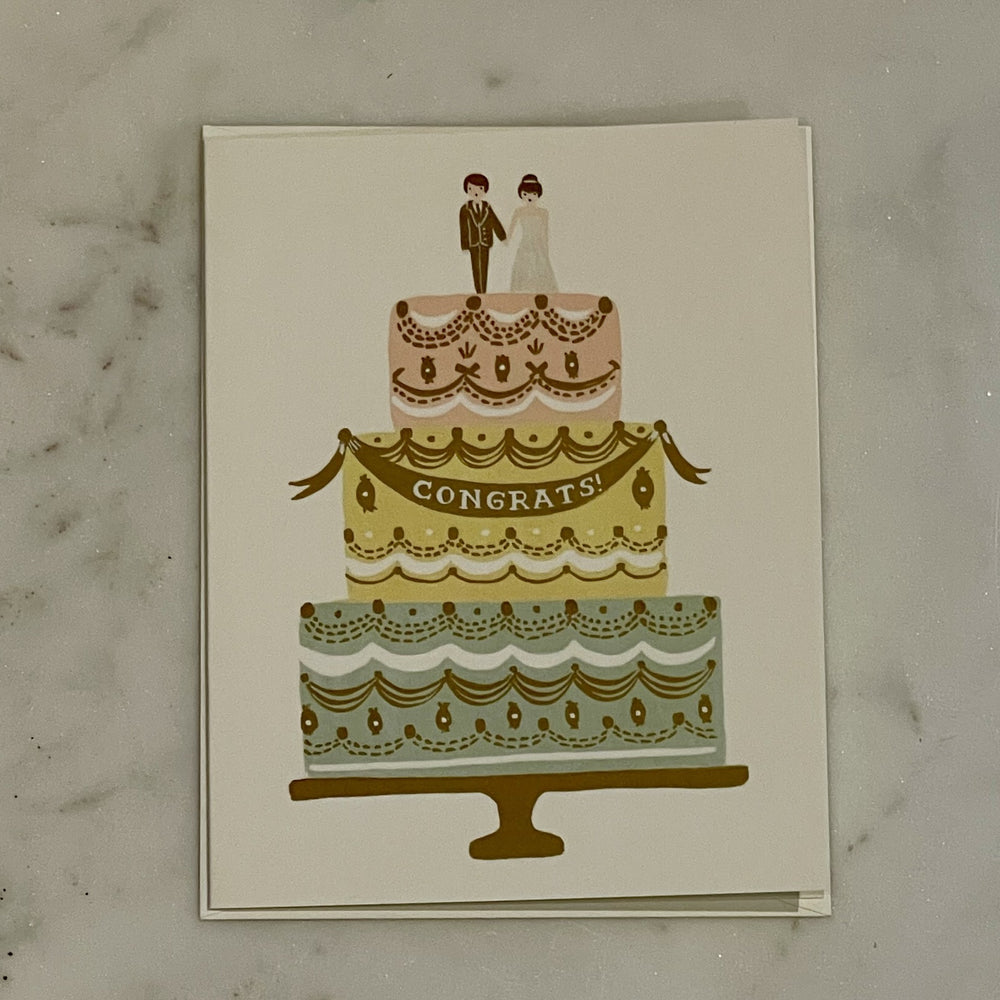 Congrats Cake Card