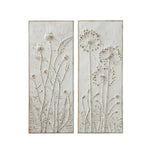 Distressed Floral Wall Decor