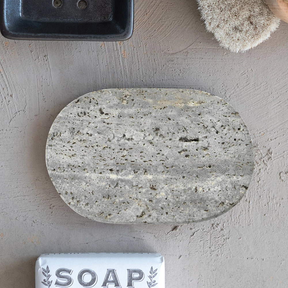 Travertine Soap Dish