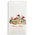 Christmas Cats Kitchen Towel