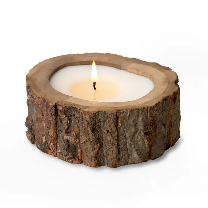 Small Tree Bark Candle