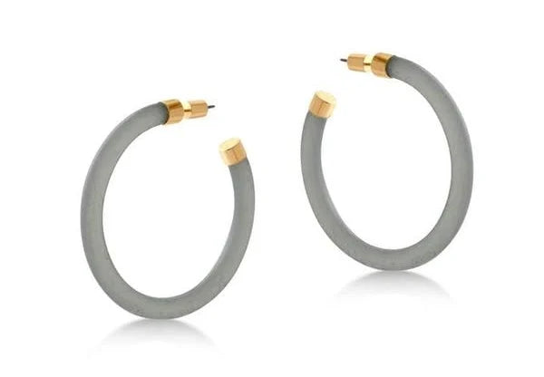 Grey Resin Hoops