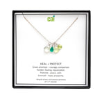 Silver Heal and Protect Necklace