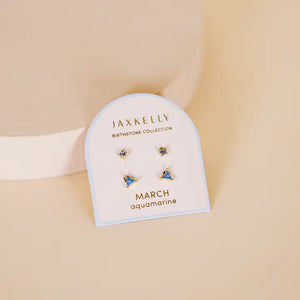 Birthstone Stud Earrings