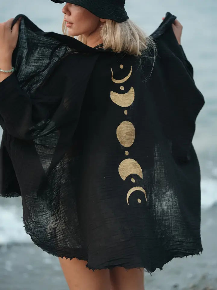 Kimono Moon Phases Muslin