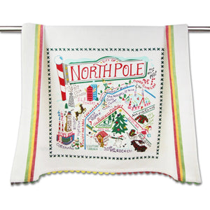 Whimsical Geography Dish Towels