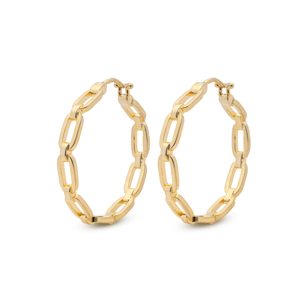 Paperclip Everyday Hoop Earrings