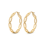 Paperclip Everyday Hoop Earrings